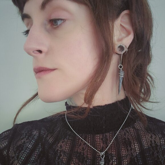 Witch Nail Earrings - Picture 2 of 3